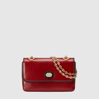 Kleine Schultertasche aus Leder