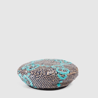 GG sequin beret