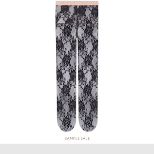 Strumpfhose aus Blumen-Spitze
