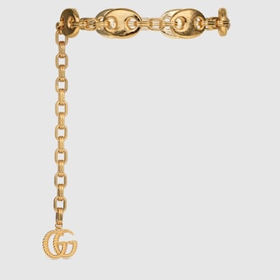 Ceinture chaîne Marine texturée