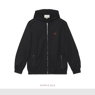 Oversize technical jersey jacket