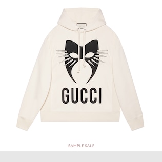 Übergroßer Gucci Manifesto Pullover