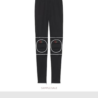 Legging en jersey technique avec genouillères