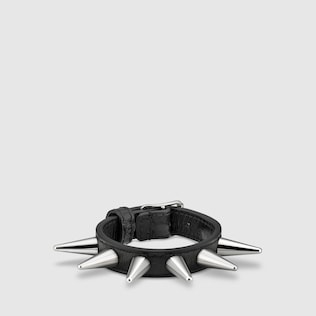 Leather bracelet with studs