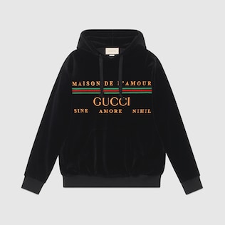 GUCCI エンブロイダリー オーバーサイズ スウェットシャツ
