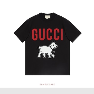 GUCCI ラム オーバーサイズ Tシャツ