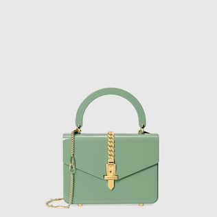 Sylvie 1969 Plexiglas mini top handle bag