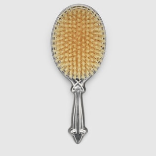 Silver brush with eagle