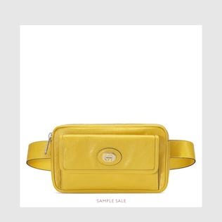 Leather belt bag
