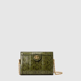 Ophidia snakeskin mini shoulder bag
