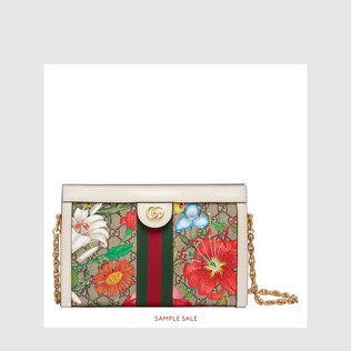 Ophidia GG Flora small shoulder bag