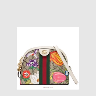Ophidia GG Flora small shoulder bag