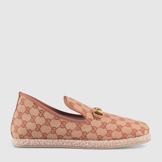 Men's GG canvas loafer