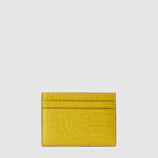 Crocodile card case