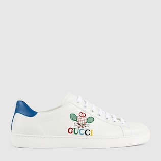 Ace系列男士饰“Gucci Tennis”运动鞋