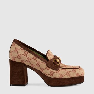GG platform mid-heel loafer