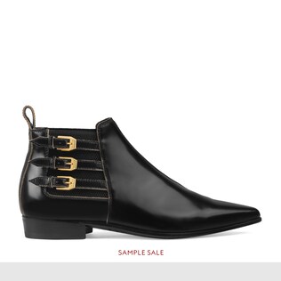 Women's leather ankle boot