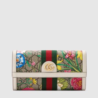 Ophidia GG Flora continental wallet