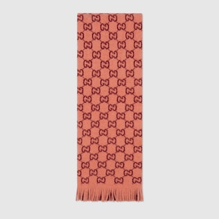 GG jacquard scarf