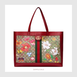 Ophidia GG Flora medium tote