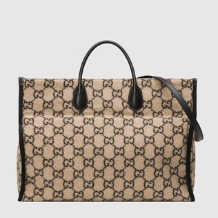GG wool tote