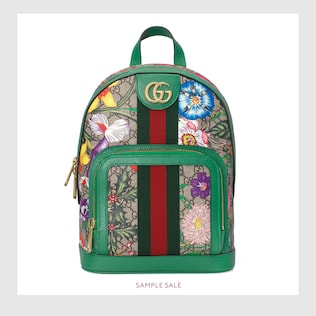 Online Exclusive Ophidia GG Flora small backpack