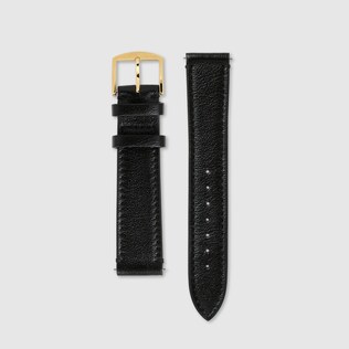 Grip leather watch strap, 38mm