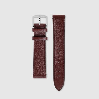 Grip leather watch strap, 38mm