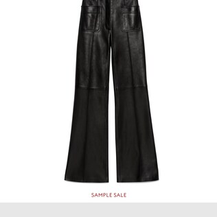 Pantalone in pelle