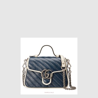 GG Marmont mini top handle bag
