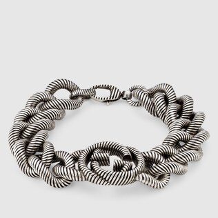 Bracelet en argent 925 avec GG