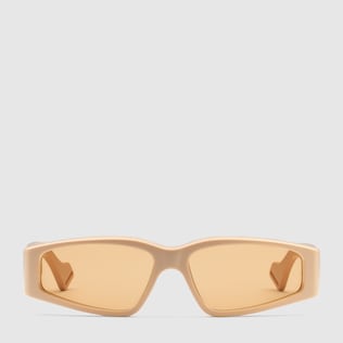 Rectangular acetate sunglasses