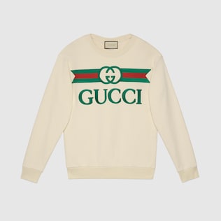 饰Gucci标识超大造型卫衣