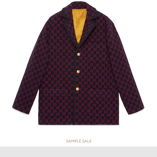 Chaqueta de lana con GG