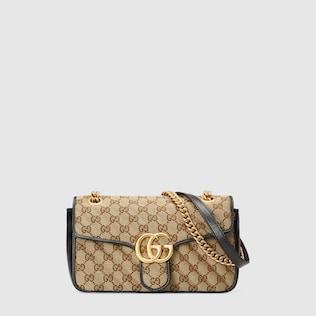 Borsa a spalla GG Marmont misura piccola