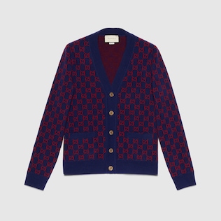 GG wool cardigan