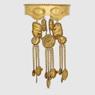 Metal choker with mythological motif
