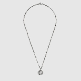 Halskette aus Silber mit GG