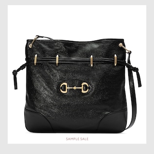 Sac à bandoulière détail Gucci Horsebit 1955