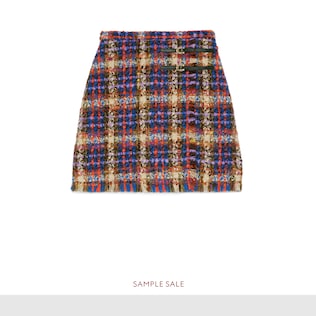 Minigonna in tweed
