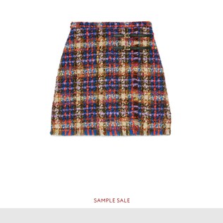 Minijupe en tweed