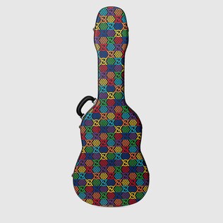 Gitarrenkoffer mit GG Psychedelic-Print