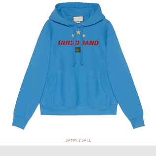 Sweat-shirt à capuche à imprimé Gucci Band