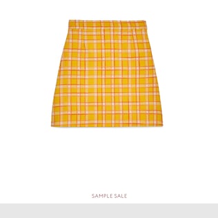 Tweed mini skirt