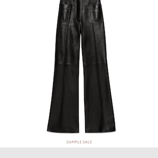 Pantalon en cuir
