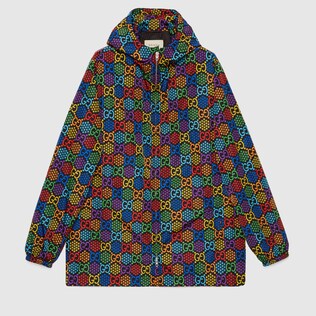 GG Psychedelic print nylon jacket