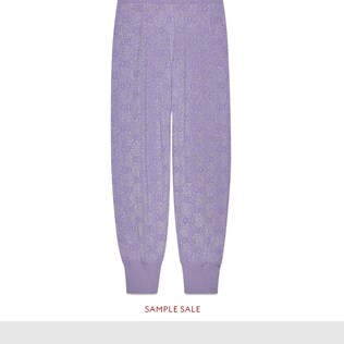 GG sparkling wool trousers
