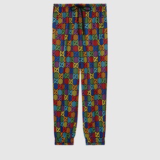 Loose GG Psychedelic print track bottoms