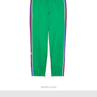 Hose aus Baumwolle mit Streifen