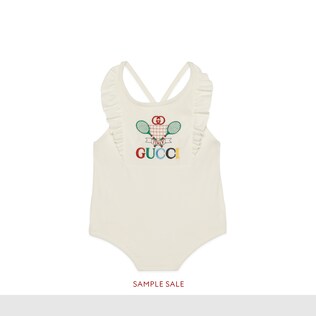 Baby-Badeanzug mit Gucci Tennis
